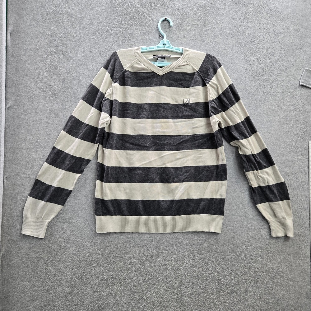 Alpinestars Men Sweatshirt XL Black Striped Long Sleeve